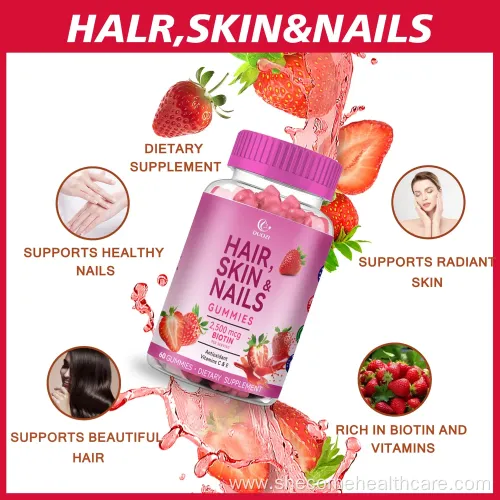 OEM Gummy Candy Vitamins for Adult Beauty Support